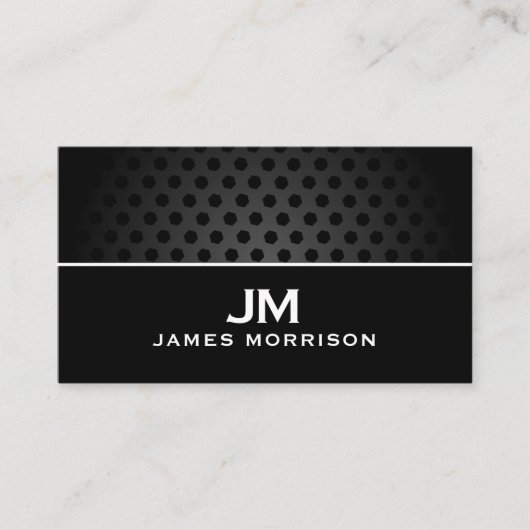 Modern Professional Minimalist Executive Generic B Visitekaartje (Voorkant)