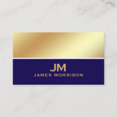 Modern Professional Minimalist Executive Generic B Visitekaartje (Voorkant)