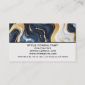 Modern Professional Minimalist Executive Generic B Visitekaartje (Achterkant)