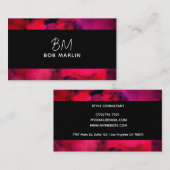 Modern Professional Minimalist Executive Generic B Visitekaartje (Voorkant / Achterkant)