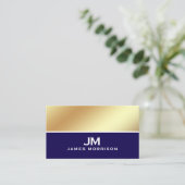 Modern Professional Minimalist Executive Generic B Visitekaartje (Staand voorkant)