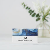 Modern Professional Minimalist Executive Generic B Visitekaartje (Staand voorkant)