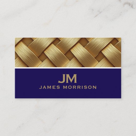 Modern Professional Minimalist Executive Generic B Visitekaartje (Voorkant)