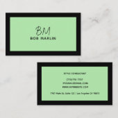 Modern Professional Minimalist Executive Generic Visitekaartje (Voorkant / Achterkant)