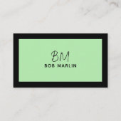 Modern Professional Minimalist Executive Generic Visitekaartje (Voorkant)