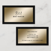 Modern Professional Minimalist Executive Generic Visitekaartje (Voorkant / Achterkant)