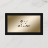 Modern Professional Minimalist Executive Generic Visitekaartje (Voorkant)