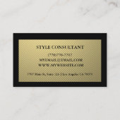 Modern Professional Minimalist Executive Generic Visitekaartje (Achterkant)