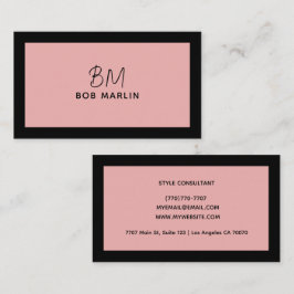 Modern Professional Minimalist Executive Generic Visitekaartje