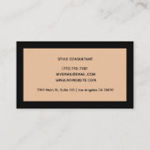 Modern Professional Minimalist Executive Generic Visitekaartje (Achterkant)