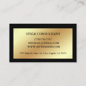 Modern Professional Minimalist Executive Generic Visitekaartje (Achterkant)