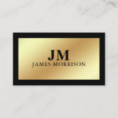 Modern Professional Minimalist Executive Generic Visitekaartje (Voorkant)