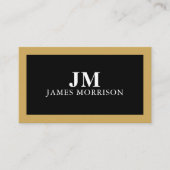 Modern Professional Minimalist Executive Generic Visitekaartje (Voorkant)