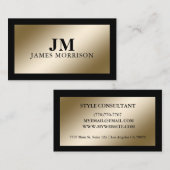 Modern Professional Minimalist Executive Generic Visitekaartje (Voorkant / Achterkant)