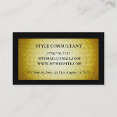 Modern Professional Minimalist Executive Generic Visitekaartje (Achterkant)