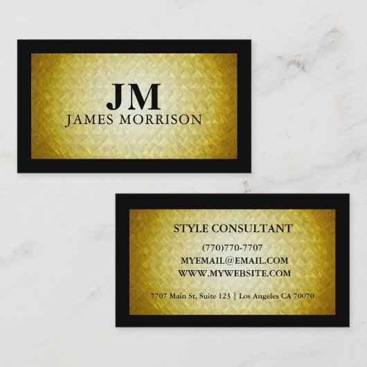 Modern Professional Minimalist Executive Generic Visitekaartje (Voorkant / Achterkant)