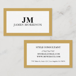 Modern Professional Minimalist Executive Generic Visitekaartje