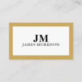 Modern Professional Minimalist Executive Generic Visitekaartje (Voorkant)