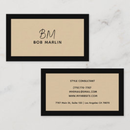 Modern Professional Minimalist Executive Generic Visitekaartje