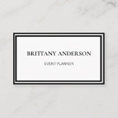 Modern Professional Minimalist Luxury Visitekaartje (Voorkant)