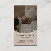 Modern Professional Minimalist Monogrammed Logo Visitekaartje (Voorkant)