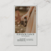 Modern Professional Minimalist Monogrammed Logo Visitekaartje (Voorkant)