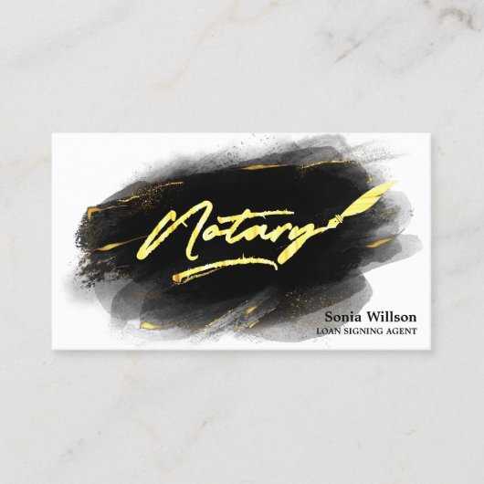 Modern Professional Notional Loan Signing Agent Go Visitekaartje (Voorkant)