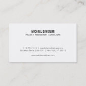 MODERN PROFESSIONAL Nr. 6 Visitekaartje (Achterkant)