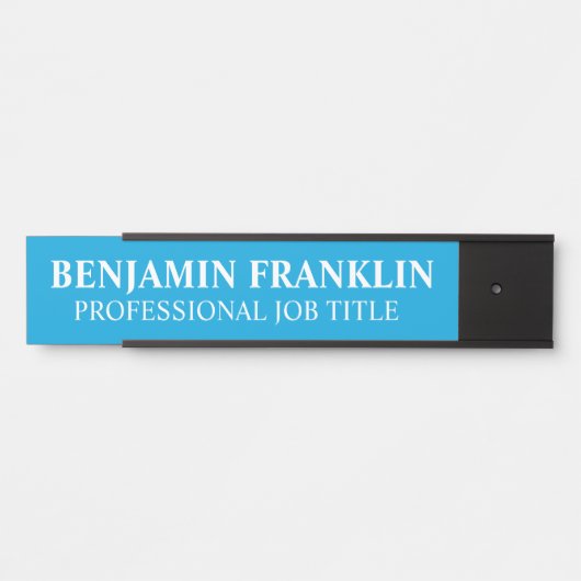 Modern Professional Office Door Sign Deurbordje (Voorkant)