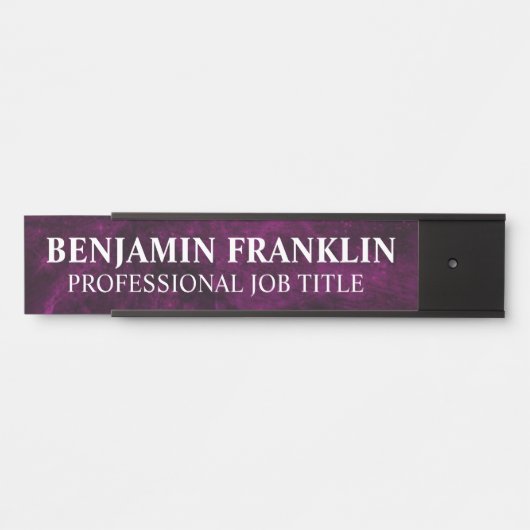 Modern Professional Office Door Sign Deurbordje (Voorkant)