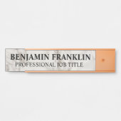 Modern Professional Office Door Sign Deurbordje (Voorkant)