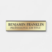 Modern Professional Office Door Sign Deurbordje (Voorkant)