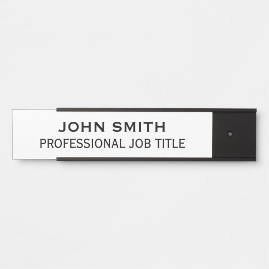 Modern Professional Office Door Sign Deurbordje (Voorkant)