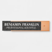 Modern Professional Office Door Sign Deurbordje (Voorkant)