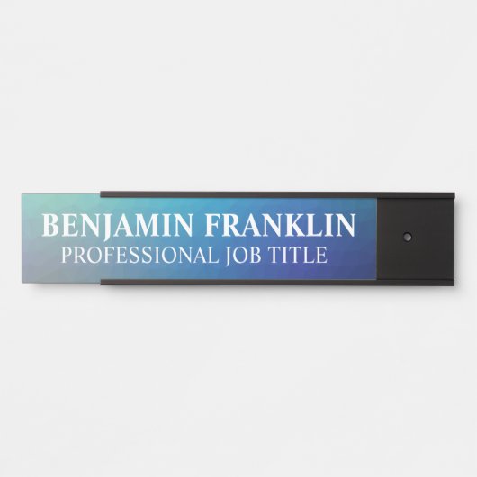 Modern Professional Office Door Sign Deurbordje (Voorkant)