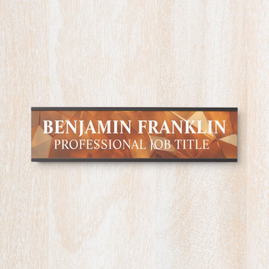 Modern Professional Office Door Sign Deurbordje (Voorkant)