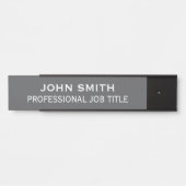 Modern Professional Office Door Sign Deurbordje (Voorkant)