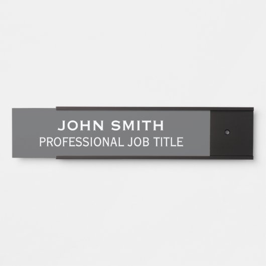 Modern Professional Office Door Sign Deurbordje (Voorkant)