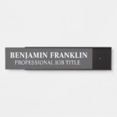 Modern Professional Office Door Sign Deurbordje (Voorkant)