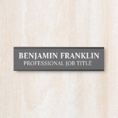 Modern Professional Office Door Sign Deurbordje (Voorkant)