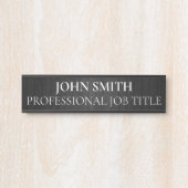 Modern Professional Office Door Sign Deurbordje (Voorkant)