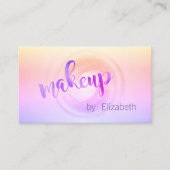 Modern Professional Ombre, Makeup Artist Visitekaartje (Voorkant)