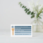 Modern Professional Painting Service QR Code  Visitekaartje (Staand voorkant)