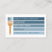 Modern Professional Painting Service QR Code  Visitekaartje (Voorkant)