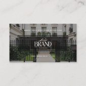 Modern Professional Photo Rental Property Logo Visitekaartje (Voorkant)