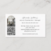 Modern Professional Photo Rental Property Logo Visitekaartje (Achterkant)