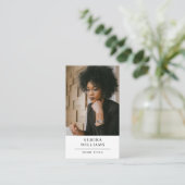 Modern Professional Photo Visitekaartje (Staand voorkant)