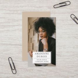 Modern Professional Photo Visitekaartje