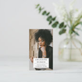 Modern Professional Photo Visitekaartje (Staand voorkant)