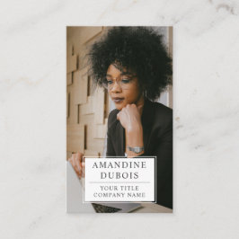 Modern Professional Photo Visitekaartje